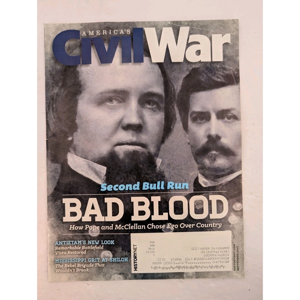 Lot of 5 AMERICAS CIVIL WAR Magazine Gettysburg Chamberlain Longstreet Bull Run - Picture 6 of 6